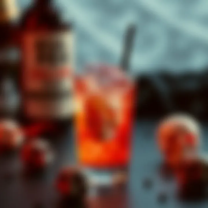 Enhancing Themed Drinks with Skull Ice Cubes Skull ice cubes in a spooky themed drink