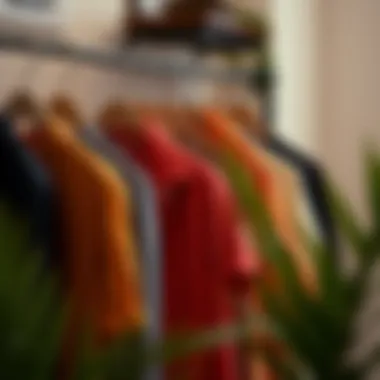 A curated wardrobe showcasing the integration of solid casual shirts