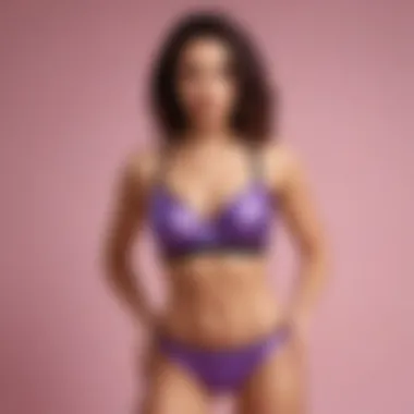 Stylish Sports Bra Panty Set A stylish sports bra panty set displayed on a vibrant background