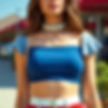 Chic accessorizing ideas for crop tops