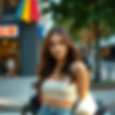 Comfortable yet fashionable crop top looks