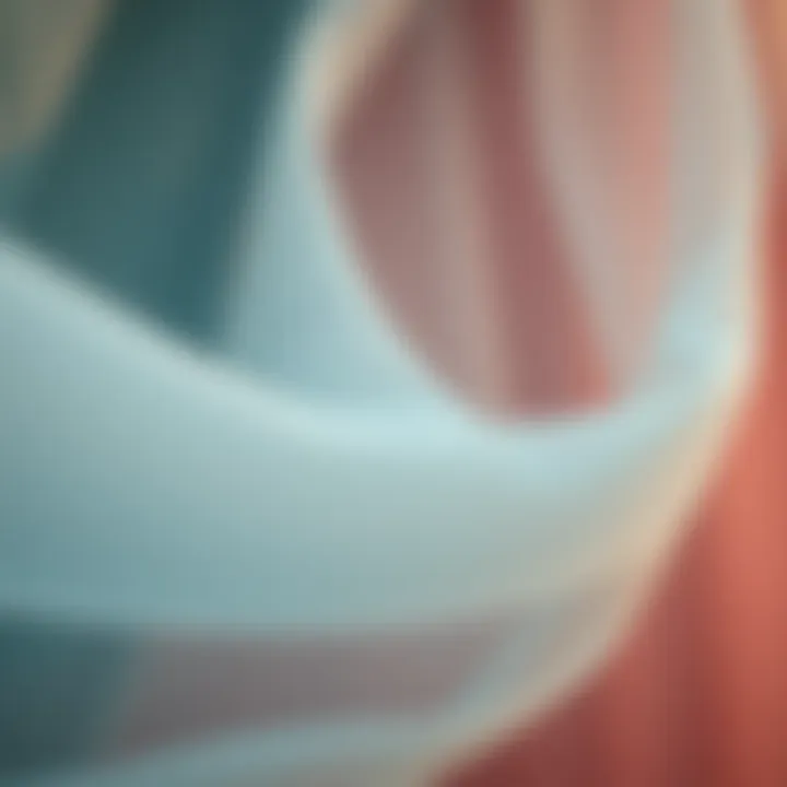 Close-up of Mesh Fabric Texture Close-up of mesh fabric showcasing its texture and flow