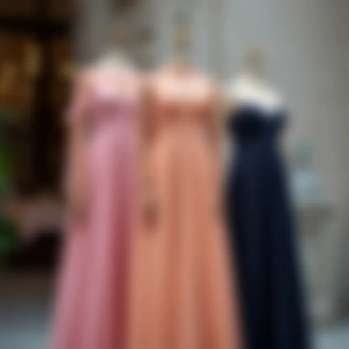 Color Palette for Mesh Bridesmaid Dresses A color palette featuring popular shades for mesh bridesmaid dresses