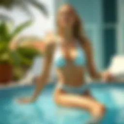 Exploring the Allure of Pale Blue Swimsuits Introduction