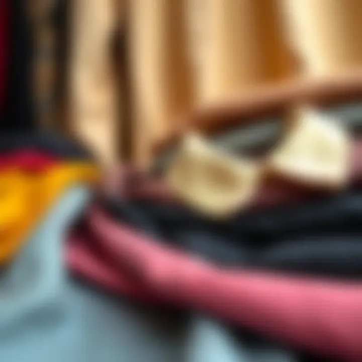 Textiles for the Peter Pan Collar Top A seasonal display of fabrics suitable for Peter Pan collar tops, highlighting texture and color.