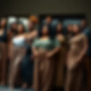 Celebrating Diversity in Plus Size Fashion A diverse group of individuals confidently wearing leopard print maxi skirts