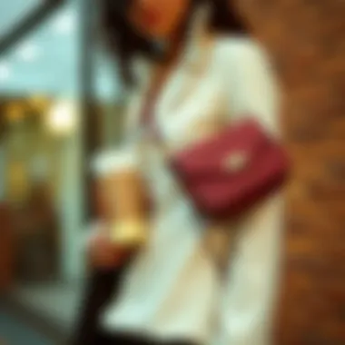 Versatility in Styling with the Bally Crossbody Stylish individual showcasing the versatility of the Bally crossbody