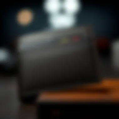 Sleek design showcasing the elegance of carbon fiber bifold wallet