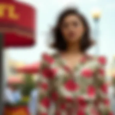 Modern Outfit Inspired by 70s Floral Designs Stylish modern outfit inspired by 70s floral designs