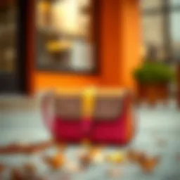 Color block crossbody purse in vibrant hues