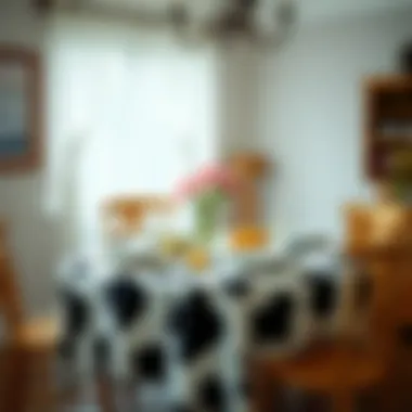 Notable Exploring the Cow Pattern Tablecloth: A Stylish Addition to Home Decor