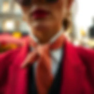 Classic Ascot Tie with Sophisticated Attire Classic ascot tie paired with sophisticated attire