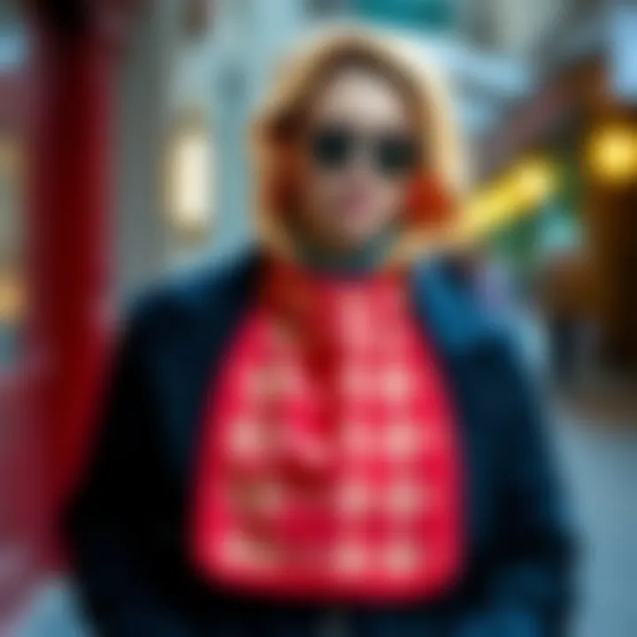 Incorporating Bibs into Everyday Style A creative ensemble featuring a fashion bib paired with contemporary attire