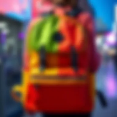 Artistic representation of the Joker bookbag showcasing its vibrant colors and unique design