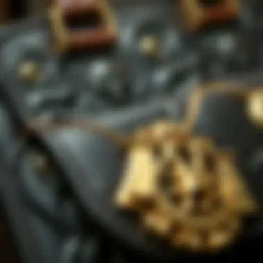 Close-up view of the intricate detailing and craftsmanship of the Joker bookbag