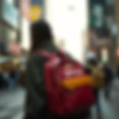 Visual representation of the cultural significance and trends influenced by the Joker bookbag