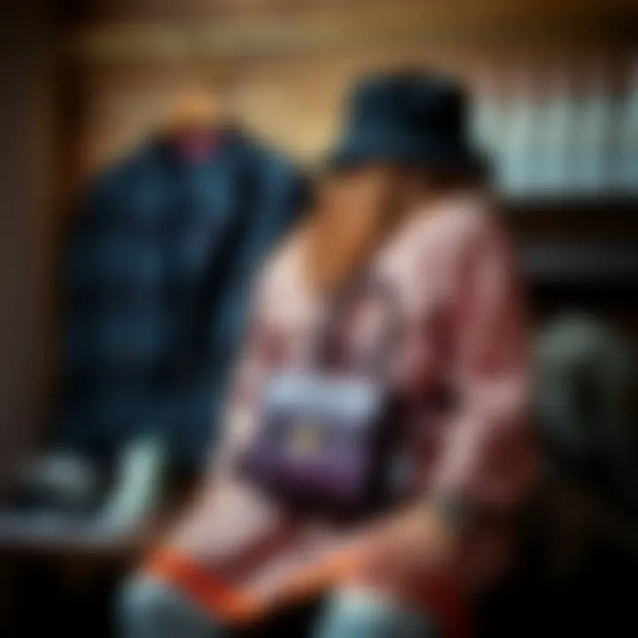 Stylish arrangement of the Joker bookbag alongside fashion items for various occasions