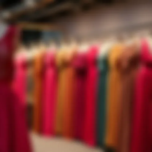 A stunning array of colorful dresses displayed on a digital shopping platform.