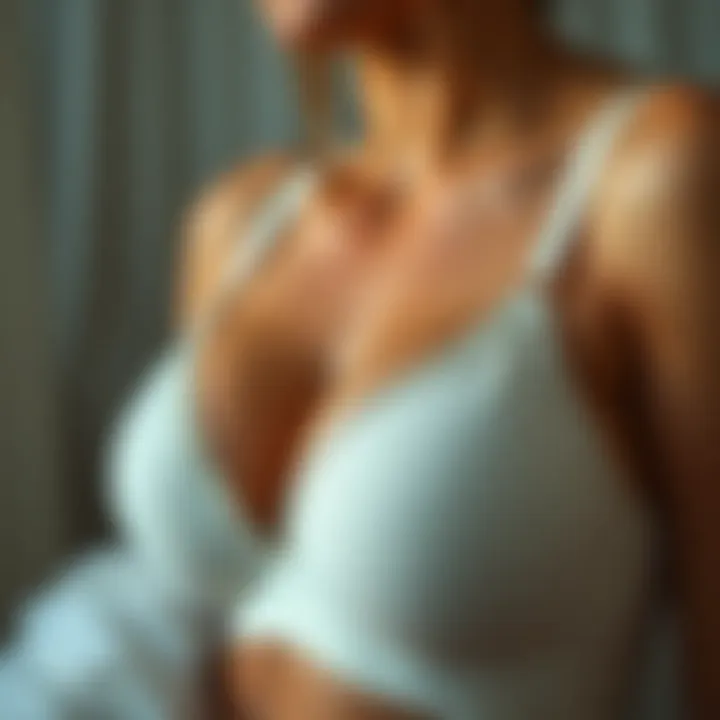 Luxurious Materials for Optimal Support Luxurious materials of wireless bras for support