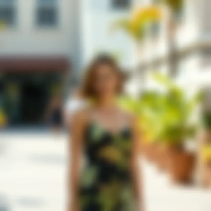 Accessorized Look with Cami Dress Stylish accessorized look with the dress