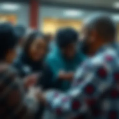 Community Engagement in Diamond Art Engaging community members sharing diamond art creations