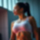 Innovative design of a seamless sports bra