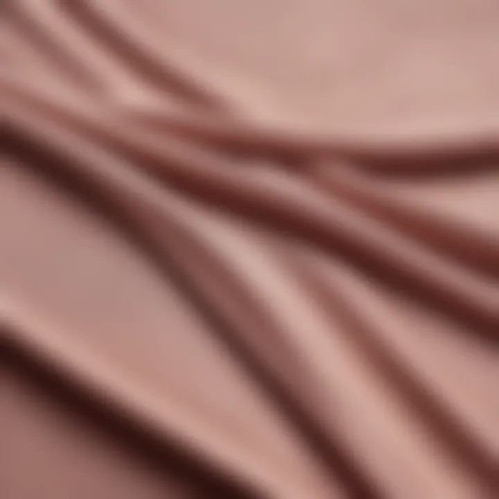 Close-up of the fabric texture of a side tie wrap dress