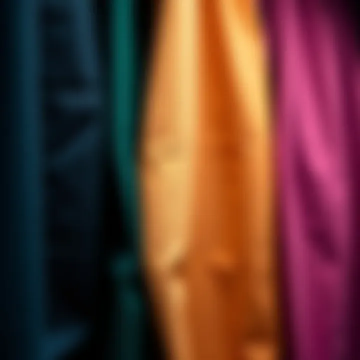 Close-up of a six-foot backdrop stand showcasing unique fabric textures