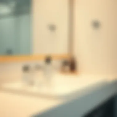 Aesthetic Appeal of Mini Refillable Bottles in Personal Care A stylish bathroom counter with refillable bottles