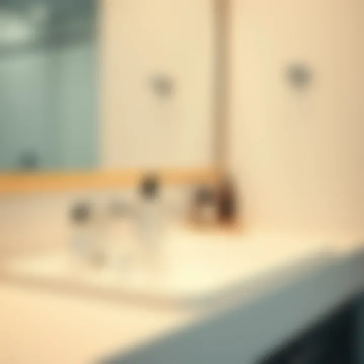 Aesthetic Appeal of Mini Refillable Bottles in Personal Care A stylish bathroom counter with refillable bottles