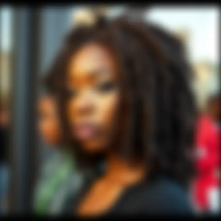 Showcasing unique styles with short locs wigs