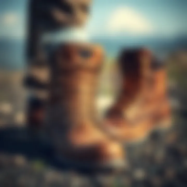 Comparison of canvas hiking boots and traditional leather boots