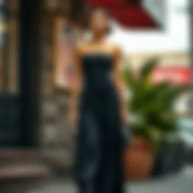 Fashionable Ensemble with Tube Top Maxi Skirt Set Fashionable ensemble featuring a tube top maxi skirt set