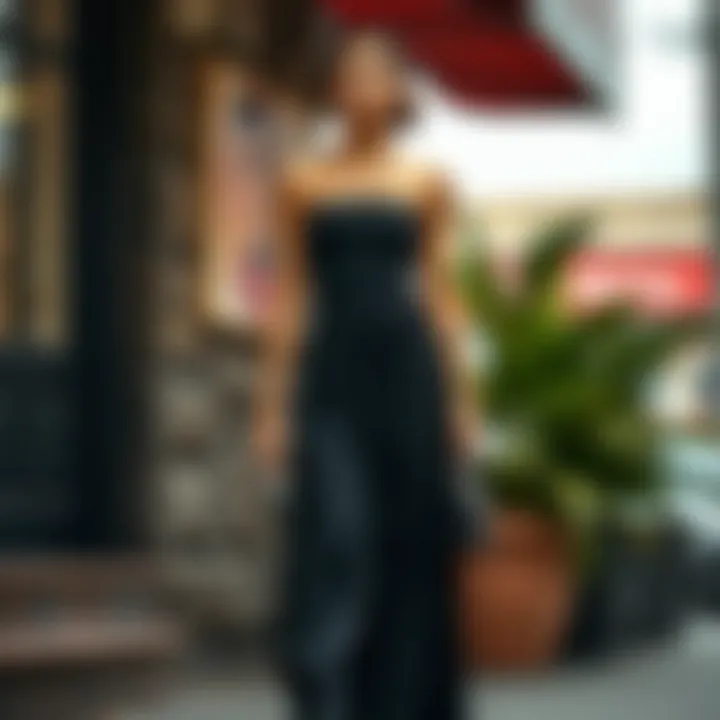 Fashionable Ensemble with Tube Top Maxi Skirt Set Fashionable ensemble featuring a tube top maxi skirt set