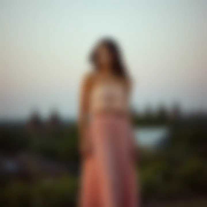 Versatile Styling Options for Tube Top Maxi Skirt Set Versatile styling options for tube top maxi skirt set