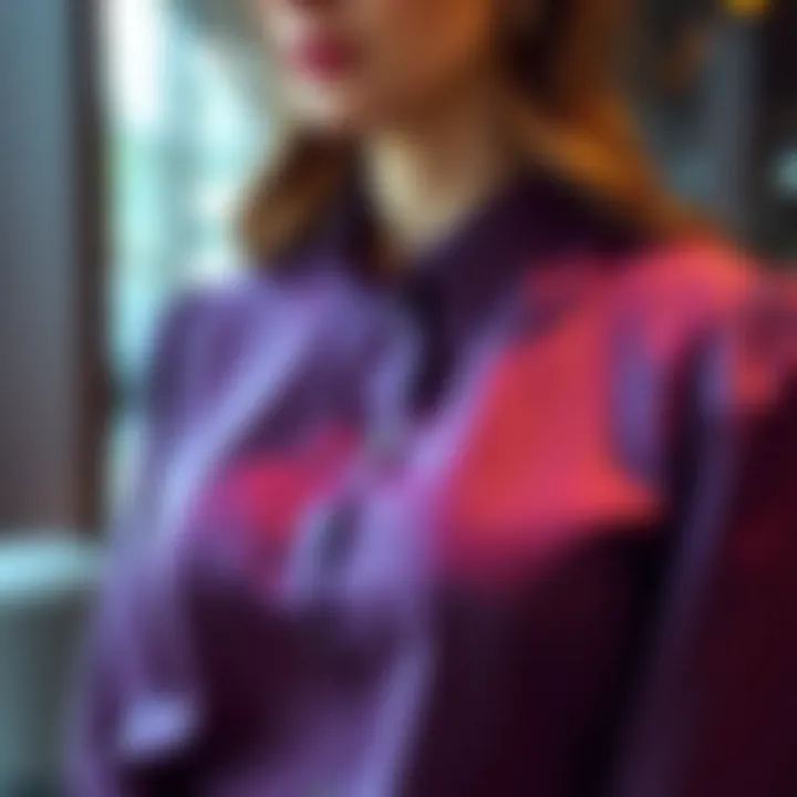 Sophisticated blouse in a luxurious fabric