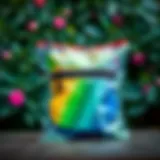 Vibrant Design of Large Waterproof Zipper Bags Large waterproof zipper bag showcasing vibrant colors and patterns