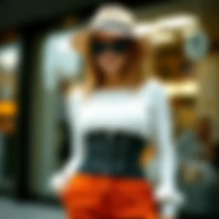 Fashion-forward Styling with Waist Trainers Stylish outfit paired with a waist trainer featuring zippers