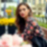 Trendy floral blouse perfect for spring