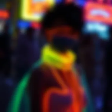 Creative use of glowing fabrics in modern fashion