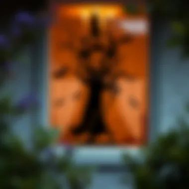 Elegant Halloween window decals that enhance seasonal ambiance