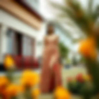 Cultural influences on the modern interpretation of high leg slit dresses