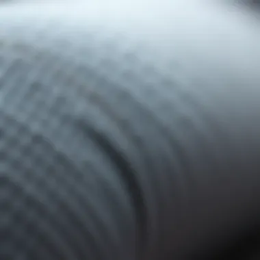 Quality Knitted Fabric Details Close-up of high-quality knitted fabric used in leggings, emphasizing texture and detail.