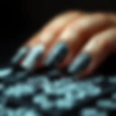 Diverse Manicure Stencils Collection of diverse manicure stencils showcasing intricate designs