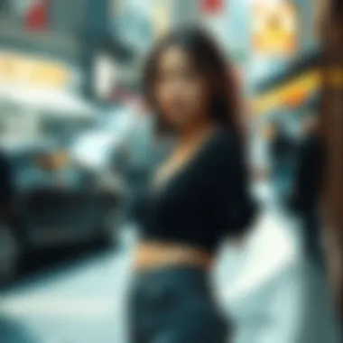 Cultural influence of notch neck crop top in modern fashion