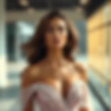 Diverse fabric choices for glitter dresses