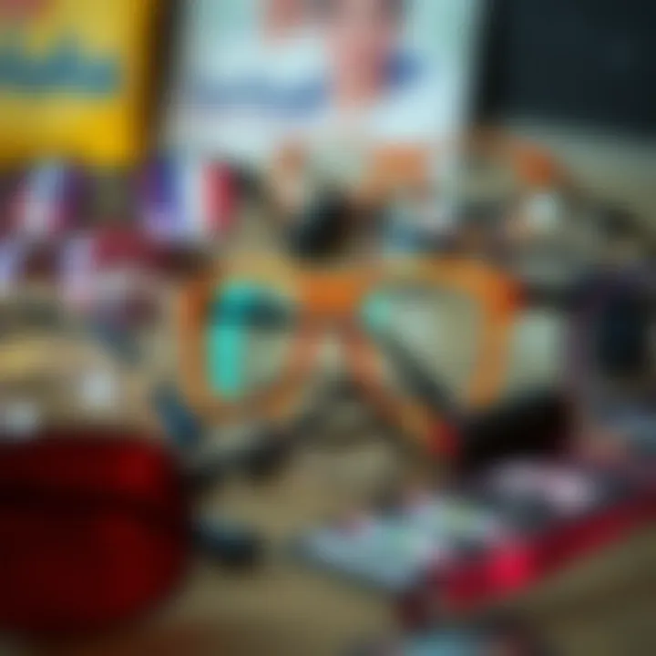 Diverse Styles and Colors of Otaku Glasses Showcasing various otaku glasses styles and colors