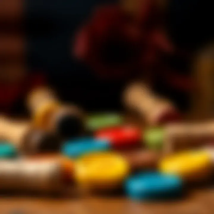 Variety of Wax Colors for Seals An assortment of wax sticks in various colors for creating seals