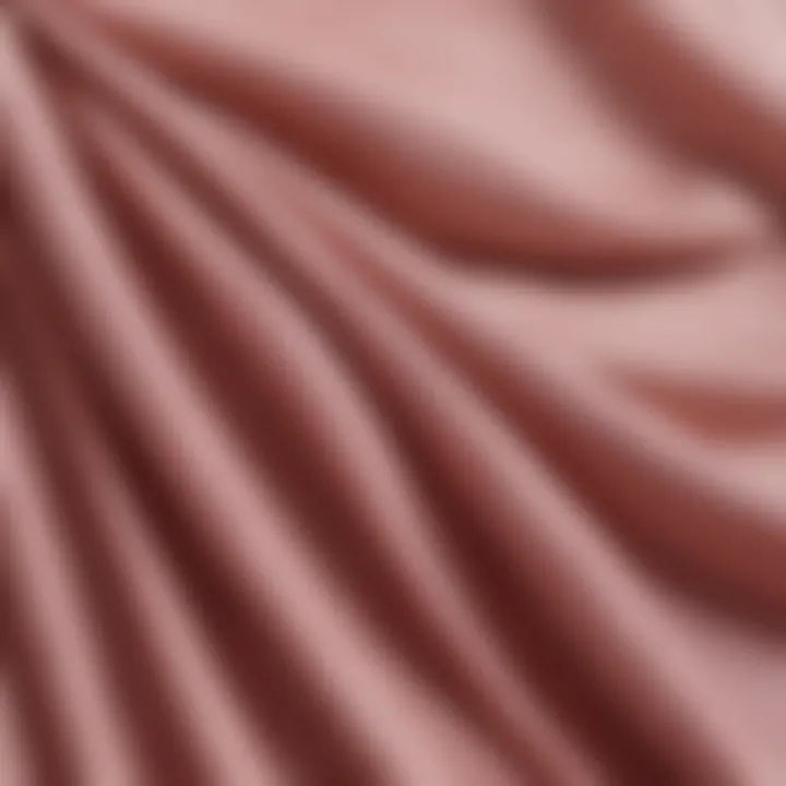 Elegant fabric showcasing the texture of Rosewave clothing