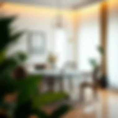 Aesthetic Living Space with Mandala Tablecloth Aesthetic living space adorned with round mandala tablecloth, reflecting personal style